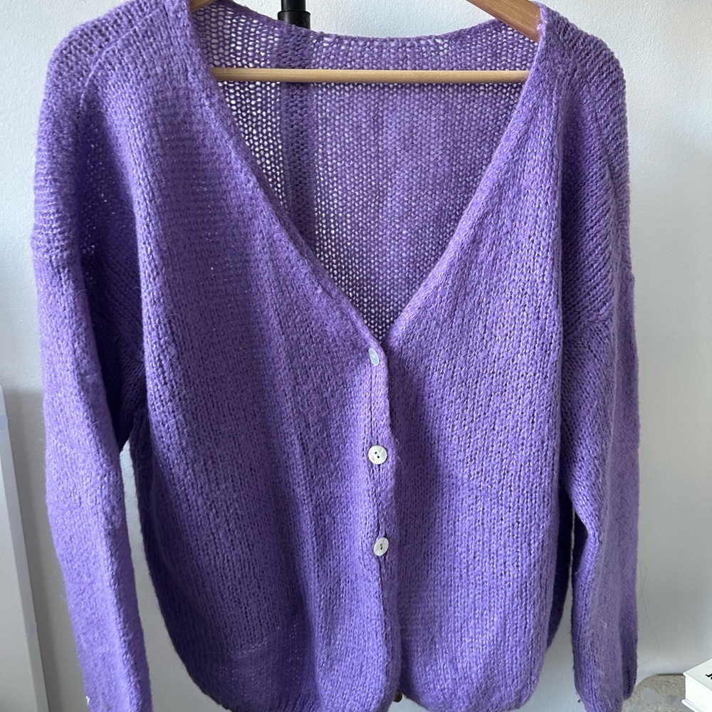 American Vintage Lavender Cardigan